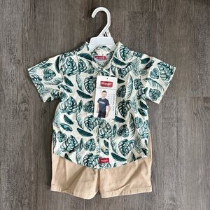 Wrangler Toddler 2 Piece Shorts Set